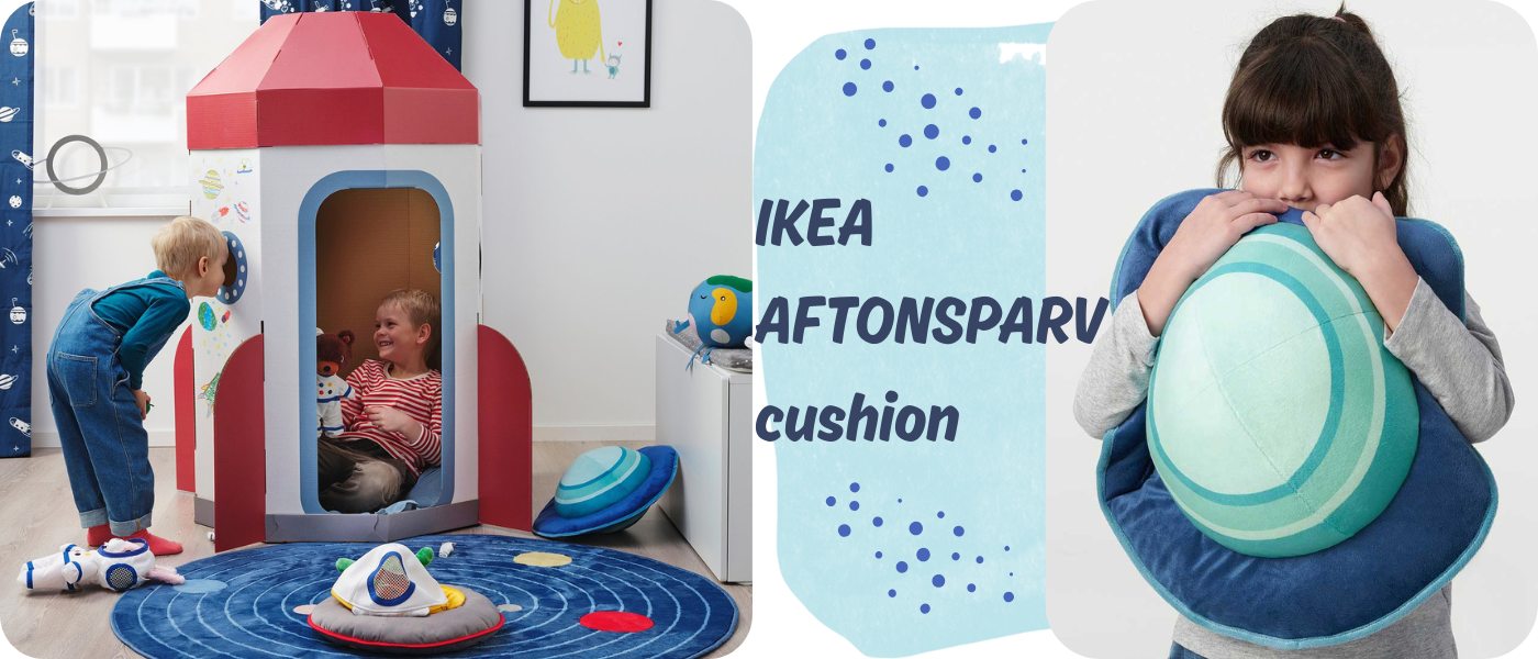 کوسن طرح سیاره ایکیا مدل IKEA AFTONSPARV